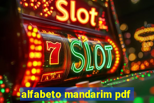 alfabeto mandarim pdf